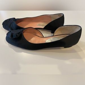 Max Studio flat (1”heel) with embellished material detail black size 10M